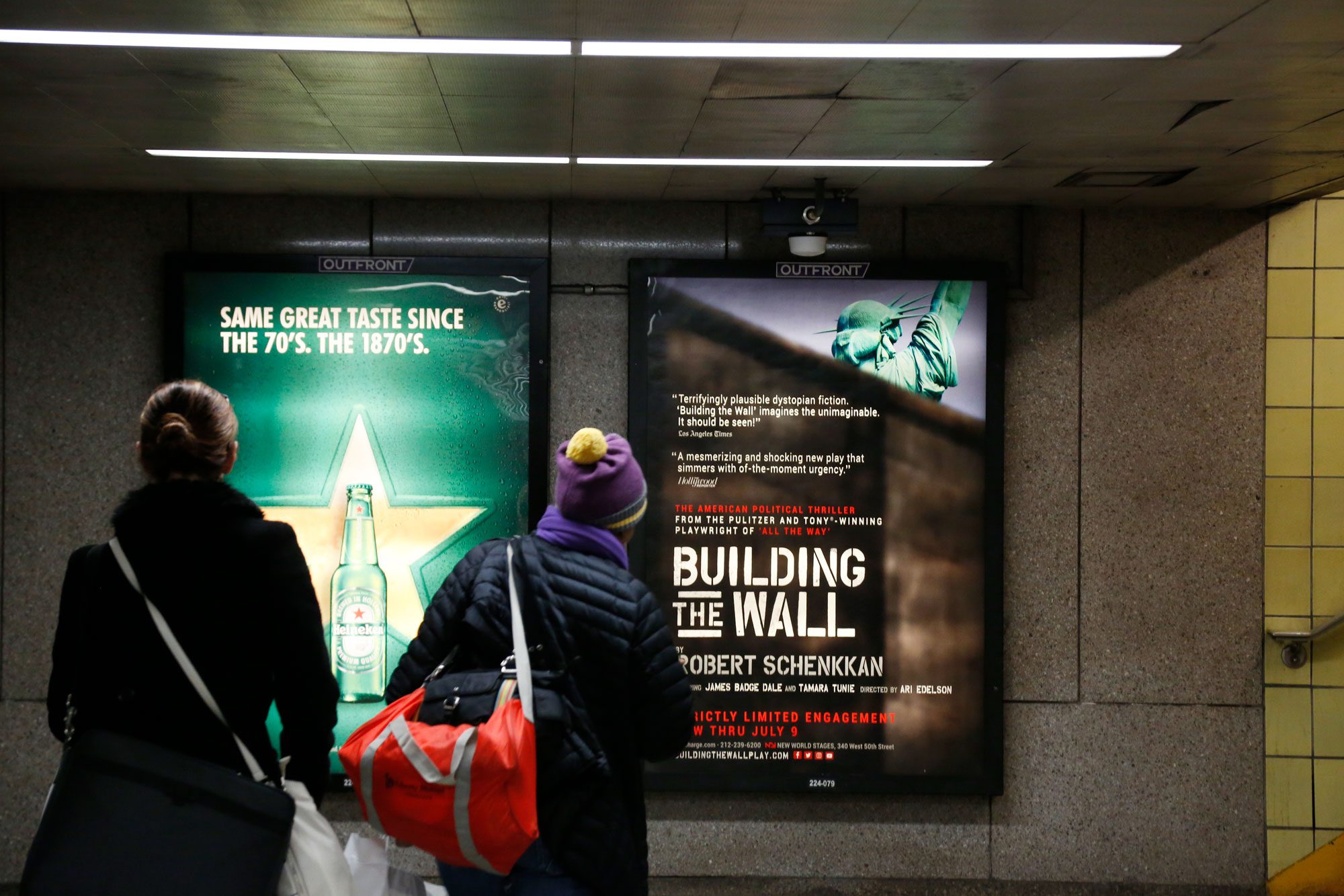 BUILDING THE WALL NYC Subway